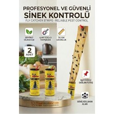 Get Store Yapışkanlı Sinek Şeridi Kapanı, 2 Adet, Sarı, Kağıt, 74 Cm, Çocuk ve Evcil Hayvan Güvenli, Ev ve Açık Alan Kullanımı Için 716514