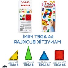 Aesco 64 Parça Manyetik Yapı Blokları ile 3D Zeka Geliştirici Set