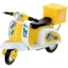 Blueb Çek Bırak Metal Vespa Motor cm - FY361A-D - Sarı - 1 Adet