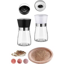 Empressco Seramik Bıçaklı Baharat Değirmeni, Tuz, Karabiber Öğütücü, Şık ve Kullanışlı