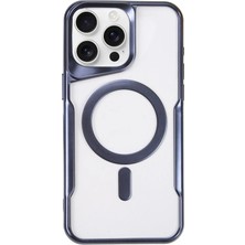SBN - Store Apple Iphone 15 Pro Kılıf Boyi Magsafe Silikon Kapak - Lacivert