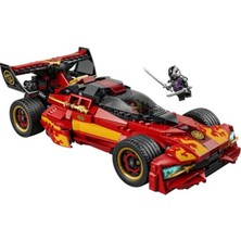 Aesco Ninjago Temalı Motorlu Otomobil Yapım Seti (691 Parça)