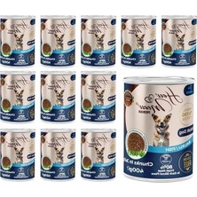 Aesco Balıklı ve Jöleli 400 gr Konserve Mama, 12 Adet