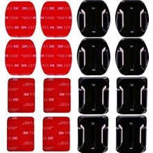 Get Store 16 Adet Yapışkan Montajlar Kask Go Kask Yapışkan Yapışkan Montajlar Düz Kavisli  Montaj Go Hero 10, 9, 8, 7, 6, 5, 4, 3, 2, 1 ve Diğer Aksiyon Kameraları ile Uyumlu (16 Paket)