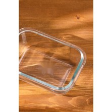Aesco 370 ml Kapasiteye Sahip Borosilikat Saklama Kabı