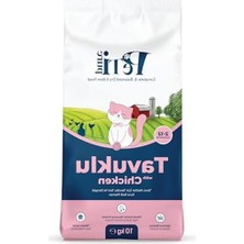 Aesco Tavuk Etli Kuru Kedi Maması, 10 Kg, Yavru Kediler Için