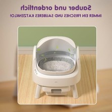 Aesco Açık Tasarım Kedi Tuvaleti, Otomatik Temizlik Özelliği ve Kolay Kürekleme