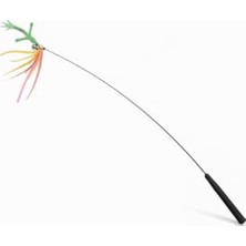 Aesco Tüylü Renkli Kedi Oltası Oyuncağı, Interaktif