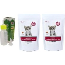 Aesco Yavru Kedi Süt Tozu ve Biberon Seti, 60 ml
