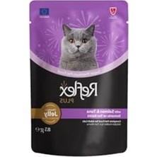 Aesco Somon ve Ton Balıklı Yaş Kedi Maması, 85 G, 22 Adet