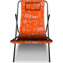 Get Store Voit Kamp Plaj Sandalyesi Turuncu Unisex Kamp Sandalyesi Turuncu Tek Ebat