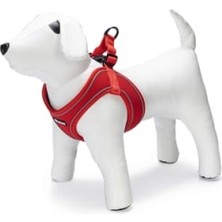 Aesco Neopren Köpek Göğüs Tasması, Kırmızı, Xs Boy, 30-35 cm Ayarlanabilir