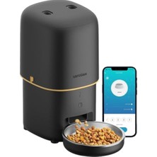 Aesco Akıllı Otomatik Mama Kabı - 4 Lt Hazne, Wifi Uzaktan Kontrol