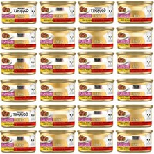 Aesco Sığır Etli ve Tavuklu Yaş Kedi Maması (24 x 85 Gr)