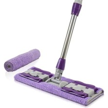Aesco Uzayabilir Teleskopik Saplı Mikrofiber Mop, 360 Derece Dönebilir