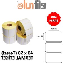 Aesco Termal Terazi Etiketi 40X58 Boyutunda 500 Adet Paket
