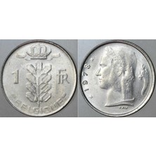 Banknoting Belçika 1 Frank 1978 Çil(-) Kondisyon.