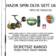 Av Dünyam Hazır Spin Takım Olta Seti 16