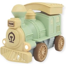 Blueb Oyuncak Tren Işıklı Sesli Bas Gitsin 14CM - Yeşil - 8068A - 1 Adet