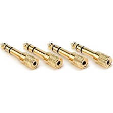 Aesco 3.5 mm - 1/4" Trs Jack Dönüştürücü, Yüksek Kalite