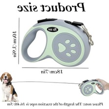 Aesco 3 Metre Uzunlukta Geri Çekilebilir Köpek Tasması, Ergonomik Sap