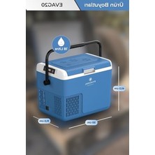 Aesco Kompakt Oto Buzdolabı, 12/24V, 18 Litre Kapasite, Taşınabilir