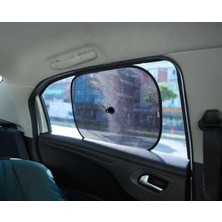 Aesco Çok Fonksiyonlu Oto Yan Cam Güneşliği - Siyah