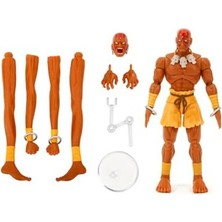 Aesco Jada Toys Street Fighter Figürü Dhalsim (15 Cm) - Street Fighter 2'den Hareketli Koleksiyon ve Aksiyon Figürü: The Final Challengers, Alternatif Başlı, Eller ve Aksesuarlı, 13 Yaşından Itibaren
