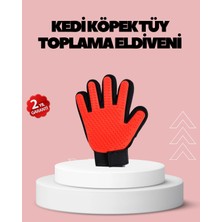 Nevamel® Evcil Hayvanlar Için Tüy Dökülme Önleyici Eldiven – Masaj ve Temizlik Için Yumuşak Silikon Uçlu
