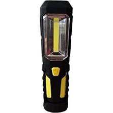 Aesco Pilli Cob LED Çalışma Lambası - 3W Cob + 1W LED