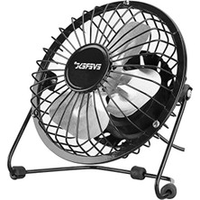 Aesco Masa Üstü USB Fan, Metal Soğutucu Vantilatör
