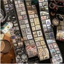 Aesco Mushroom Collect Temalı Rulo Sticker Seti - Bullet Journal