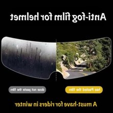Aesco Motosiklet Kaskı Için Buğu Önleyici Vizör Film