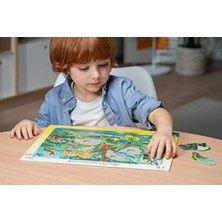 Aesco 11 Parçalı Canlı Renklerde Hayvanlar Puzzle