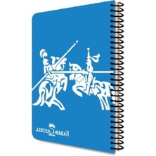 Aesco Kapaklı Spiralli Defter, 80 Yaprak Çizgili, Pp Kapaklı