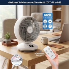 Aesco Sessiz Masaüstü Vantilatör, Kumandalı ve Otomatik Salınımlı Tasarımı ile Kullanışlı