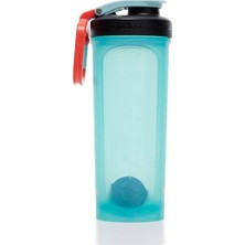 Aesco Sporcu Suluğu ve Shaker, 820 ml Kapasite ile Turkuaz Renk