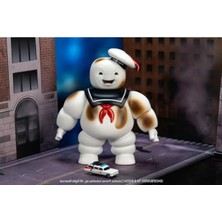 Aesco Ghostbusters Temalı Stay Puft Marshmallow Man Figürü - 15 Cm, Ecto-1 Araç ile