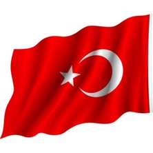 Aesco 120X180CM Alpaka Kumaş Türk Bayrağı, Dış Mekan ve Iç Mekan Için