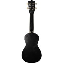 Aesco Kırmızı Ahşap Soprano Ukulele, 4 Telli Müzik Aleti