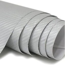 Aesco Kendinden Yapışkanlı Gri Karbon Kaplama Folyosu 127 cm x 20 cm