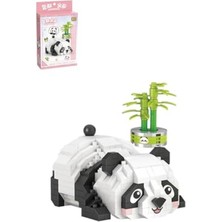 Aesco 340 Parça Panda Yapım Seti, Micro Block Serisi Eğlenceli Oyuncak