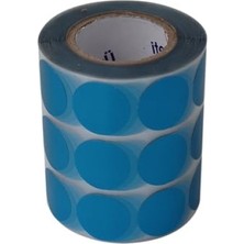 Aesco Kendinden Yapışan Metalize Kuşe Etiket 25MM x 25MM Rulo, 2500 Adet