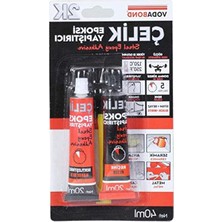 Aesco Seramik, Ahşap ve Metal Için Epoksi Yapıştırıcı, 20+20 ml Hacminde