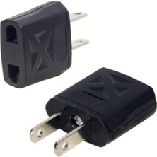 Aesco Amerikan Priz Dönüştürücü Adaptör - 2 Adet Set (Usa-Tr)