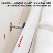 Aesco Yatak Kanepe Duvar Sabitleyici Ses Titreşim Önleyici Aparat (2 Adet)