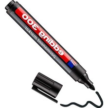 Aesco Siyah Permanent Markör, 1-1.5 mm Yuvarlak Uçlu ve Su Geçirmez