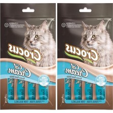 Aesco 4X15G Ton Balıklı Krema Kedi Ödülü - Iki Paket