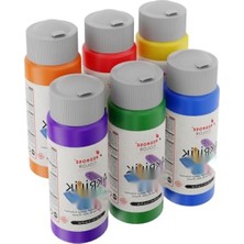 Aesco 6'lı Akrilik Boya Seti (6X60 Ml)