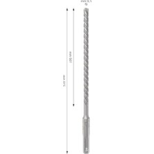 Aesco Sds Plus-5x Kırıcı Delici Delme Ucu - Ø 7,00 mm